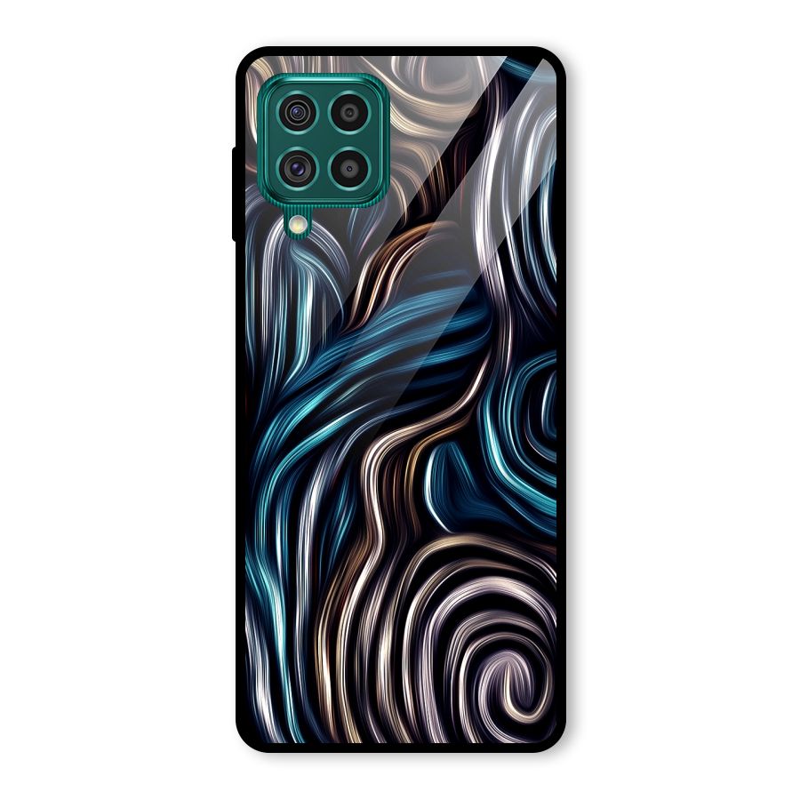 Oil Paint Artwork Glass Back Case for Galaxy F62