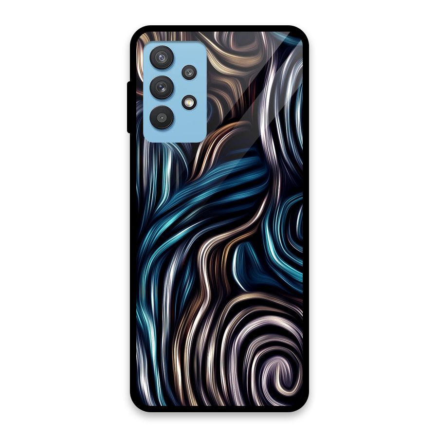 Oil Paint Artwork Glass Back Case for Galaxy M32 5G
