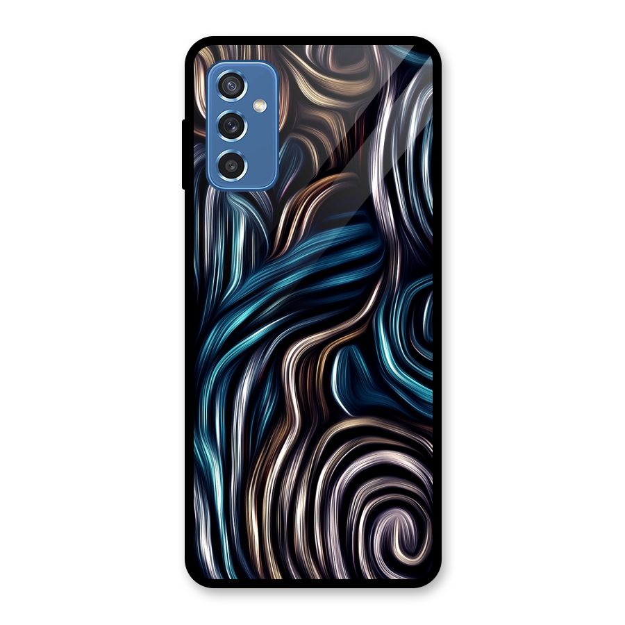 Oil Paint Artwork Glass Back Case for Galaxy M52 5G