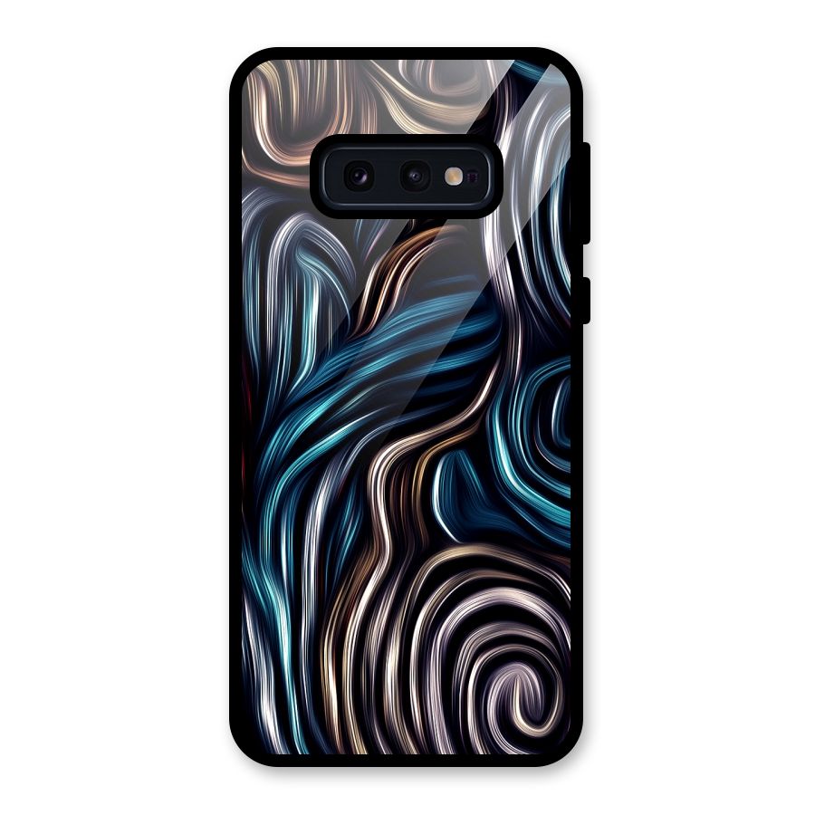 Oil Paint Artwork Glass Back Case for Galaxy S10e