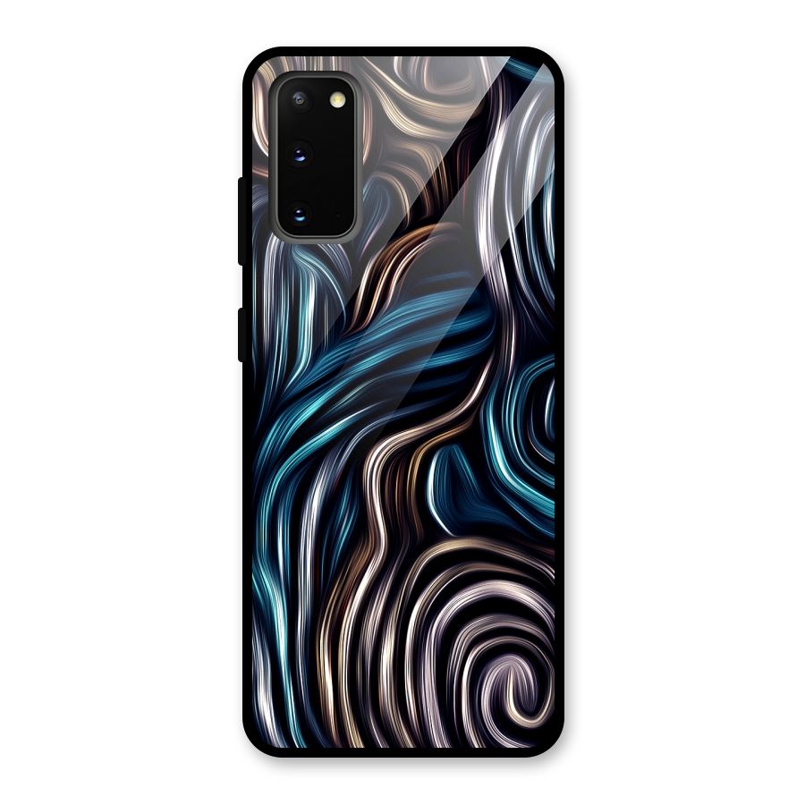 Oil Paint Artwork Glass Back Case for Galaxy S20