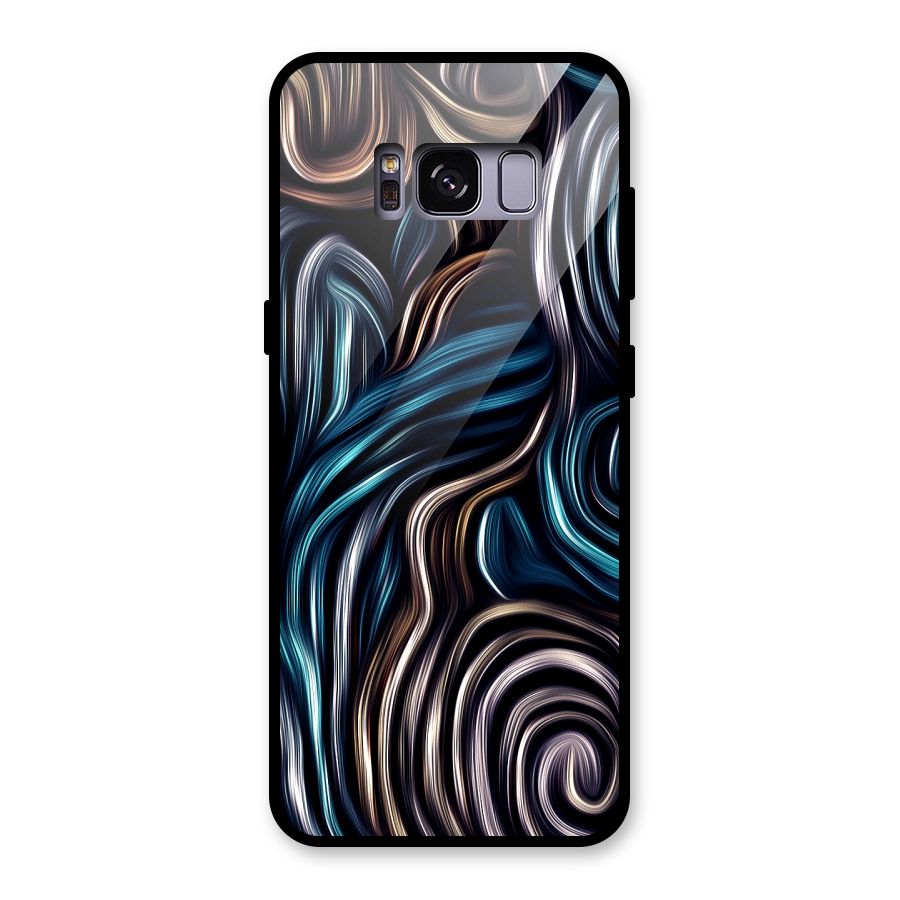 Oil Paint Artwork Glass Back Case for Galaxy S8
