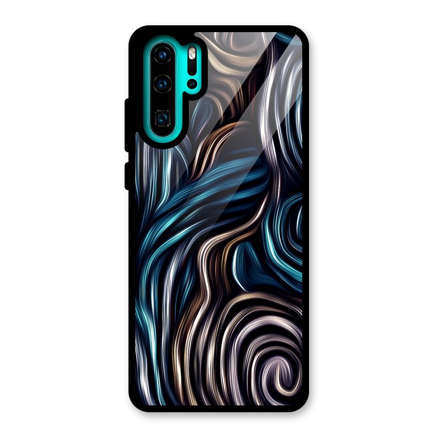 Oil Paint Artwork Glass Back Case for Huawei P30 Pro