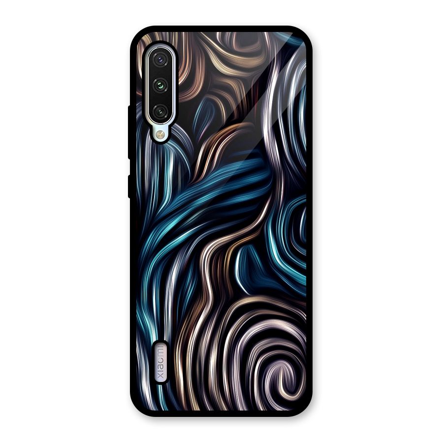 Oil Paint Artwork Glass Back Case for Mi A3