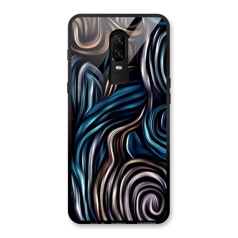 Oil Paint Artwork Glass Back Case for OnePlus 6
