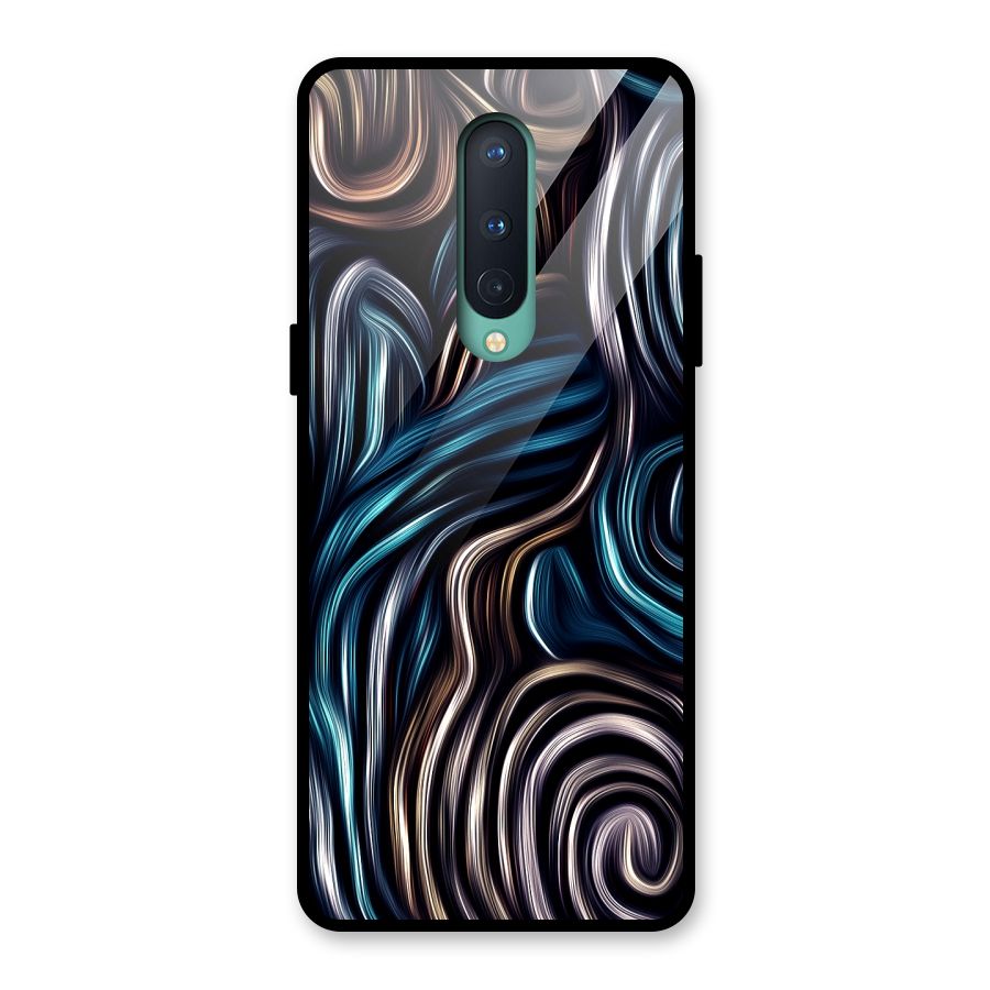 Oil Paint Artwork Glass Back Case for OnePlus 8