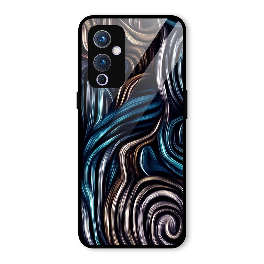 Oil Paint Artwork Glass Back Case for OnePlus 9