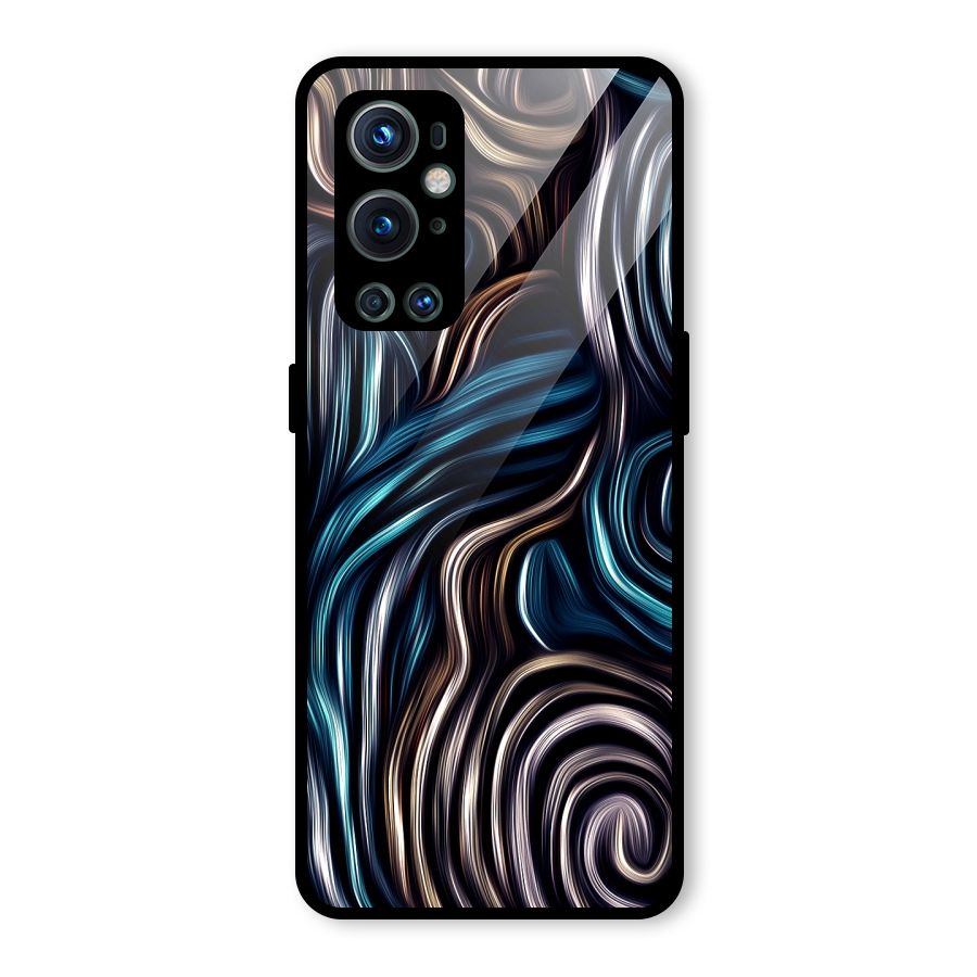 Oil Paint Artwork Glass Back Case for OnePlus 9 Pro