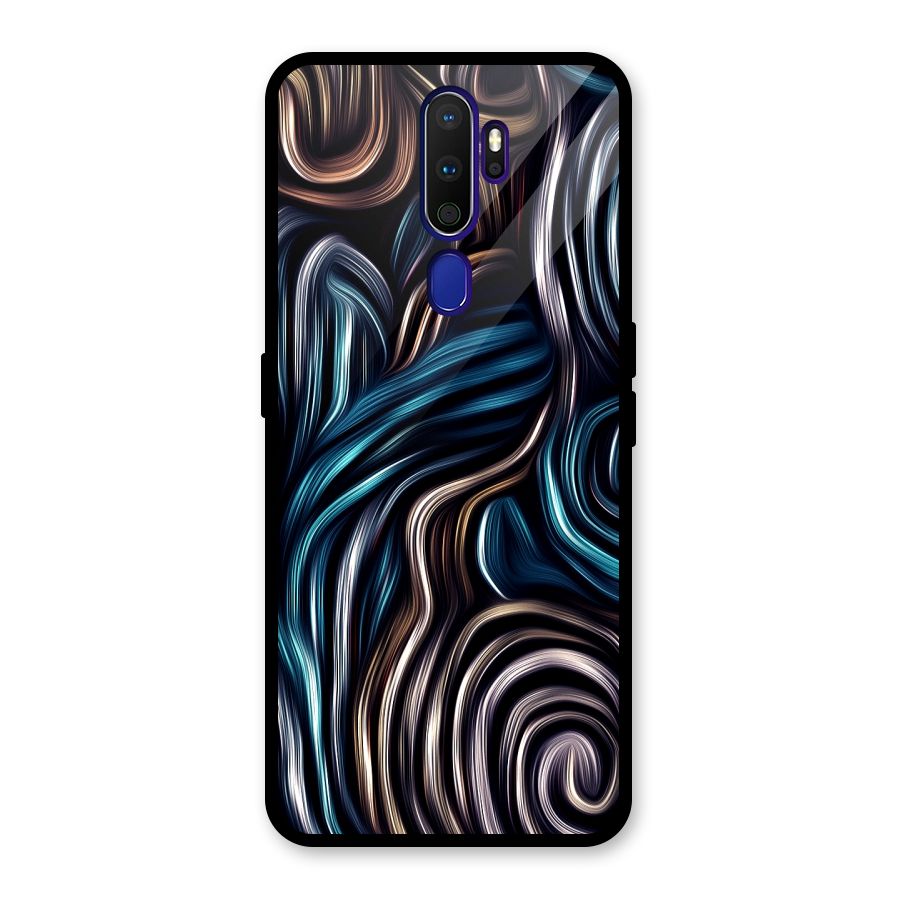 Oil Paint Artwork Glass Back Case for Oppo A9 (2020)