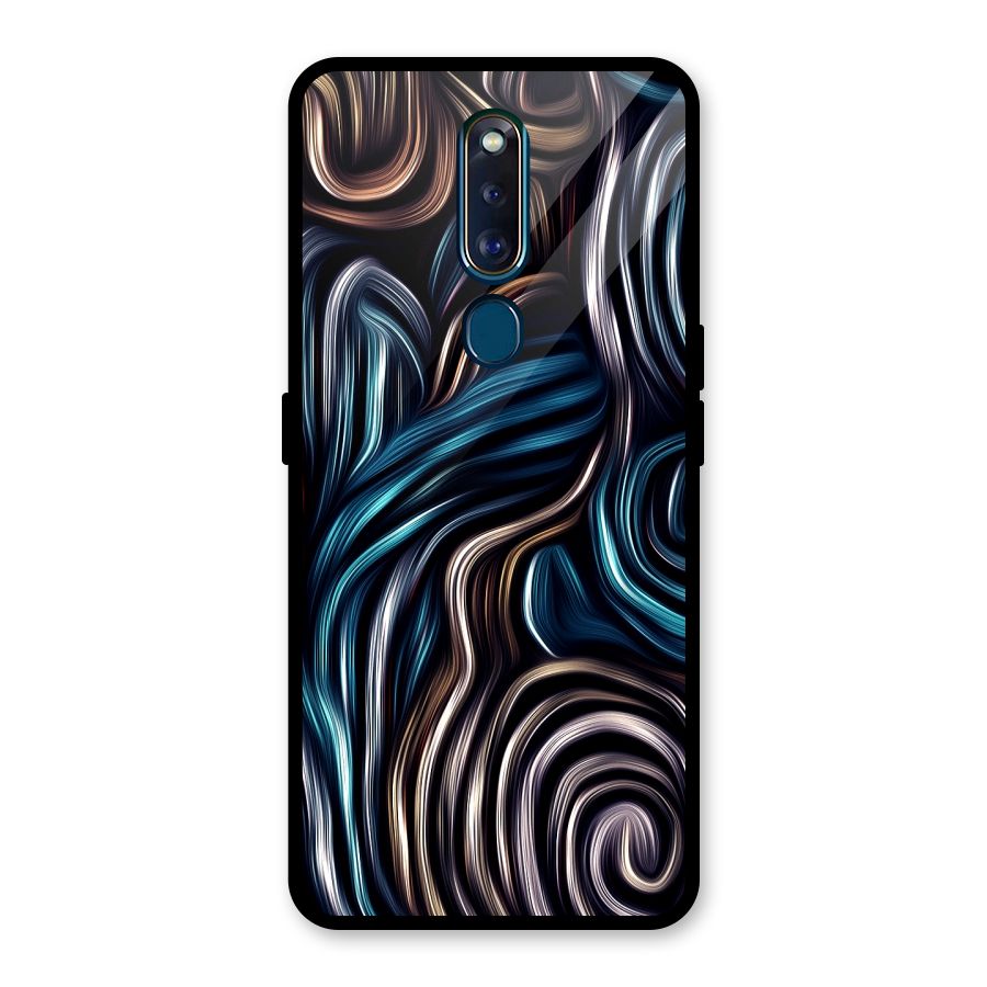 Oil Paint Artwork Glass Back Case for Oppo F11 Pro