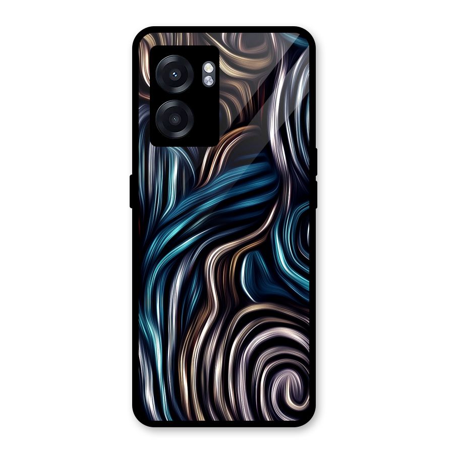 Oil Paint Artwork Glass Back Case for Oppo K10 (5G)