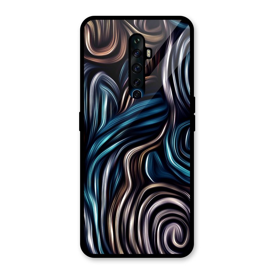 Oil Paint Artwork Glass Back Case for Oppo Reno2 F