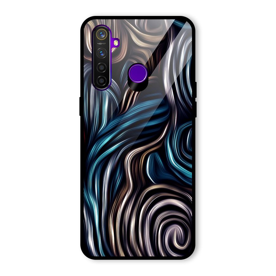 Oil Paint Artwork Glass Back Case for Realme 5 Pro