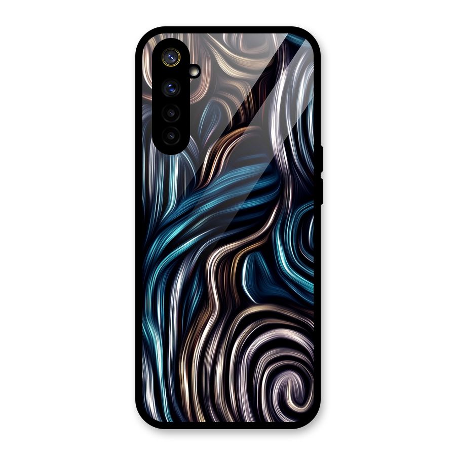 Oil Paint Artwork Glass Back Case for Realme 6