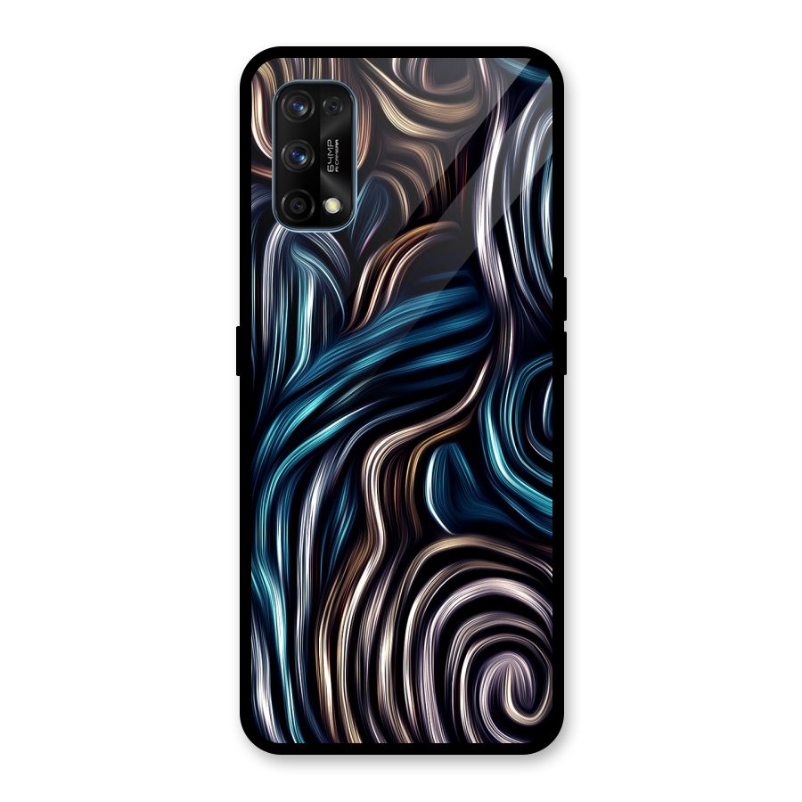 Oil Paint Artwork Glass Back Case for Realme 7 Pro