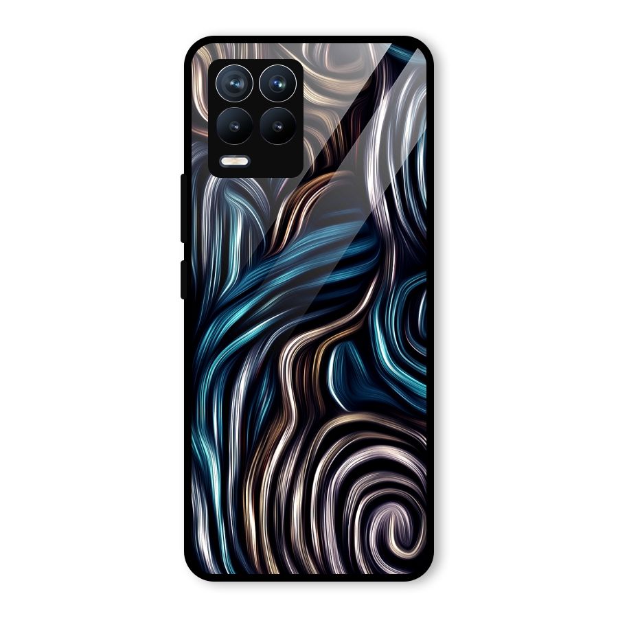 Oil Paint Artwork Glass Back Case for Realme 8 Pro