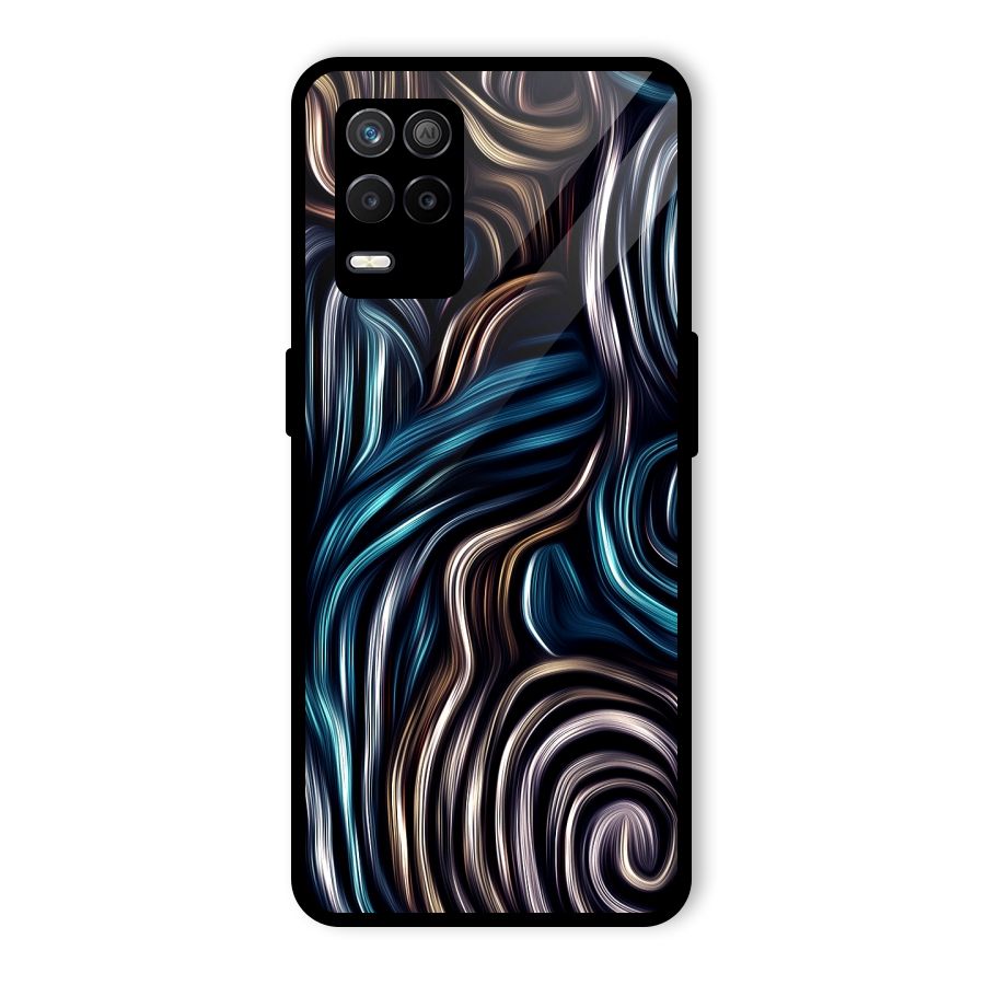 Oil Paint Artwork Glass Back Case for Realme 9 5G