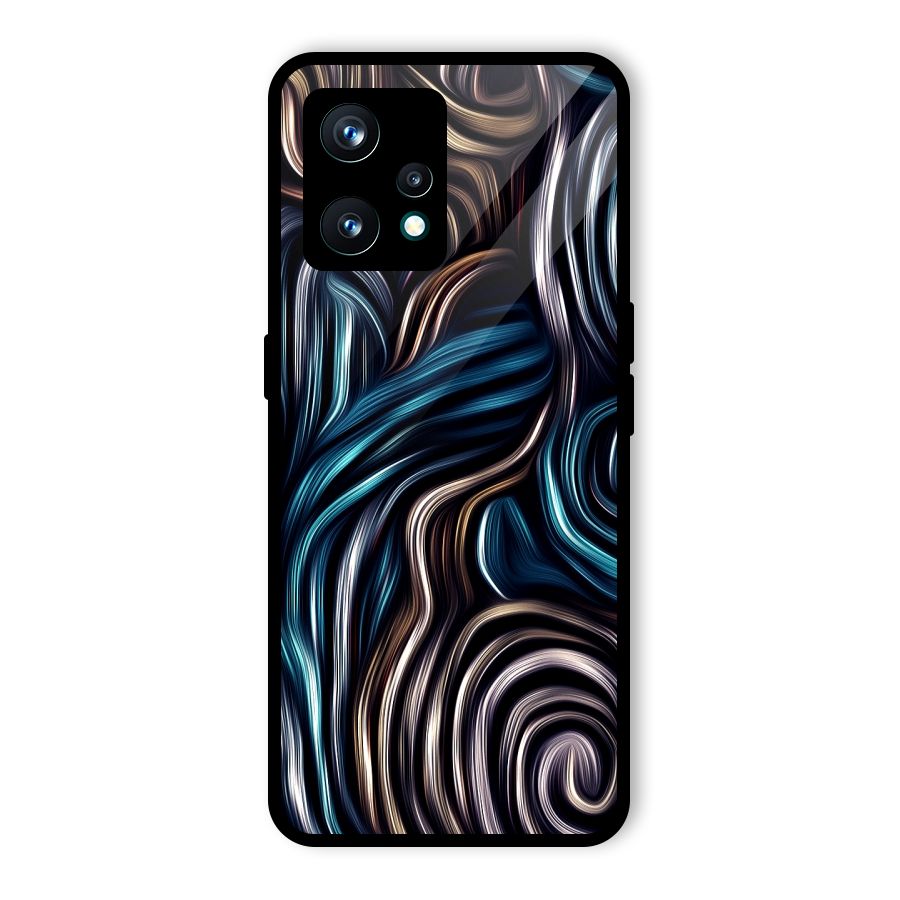Oil Paint Artwork Glass Back Case for Realme 9 Pro Plus 5G