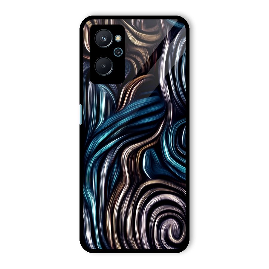 Oil Paint Artwork Glass Back Case for Realme 9i