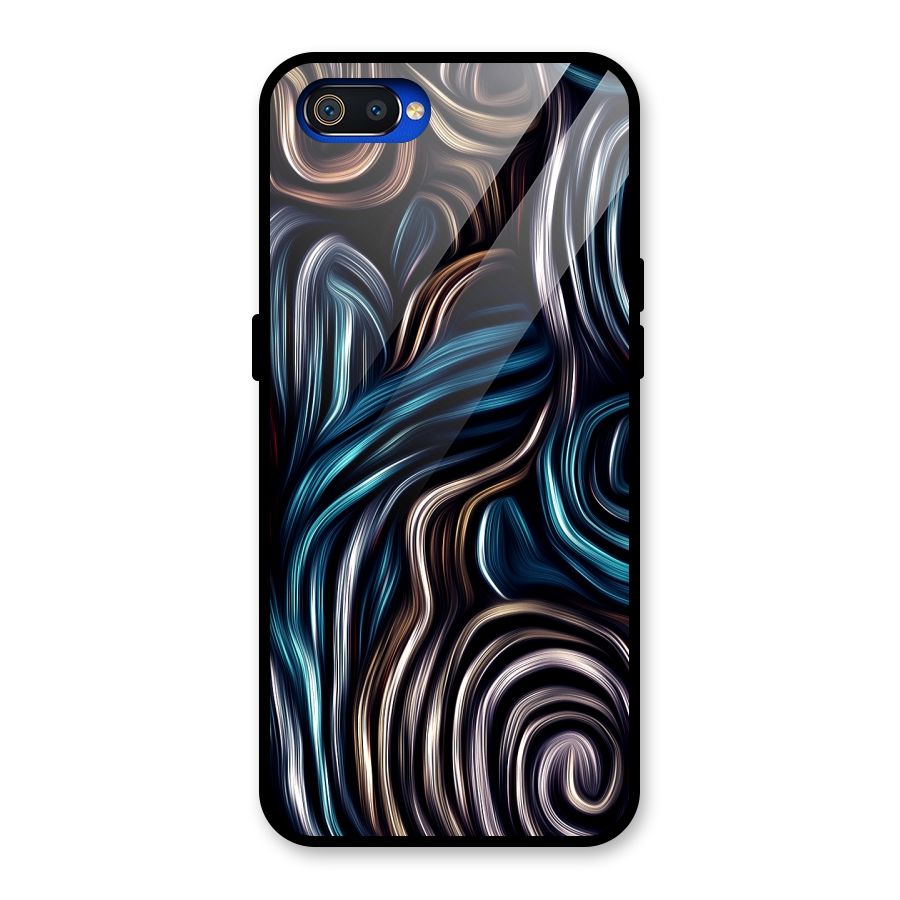 Oil Paint Artwork Glass Back Case for Realme C2