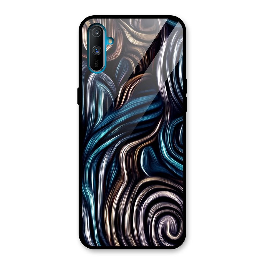 Oil Paint Artwork Glass Back Case for Realme C3