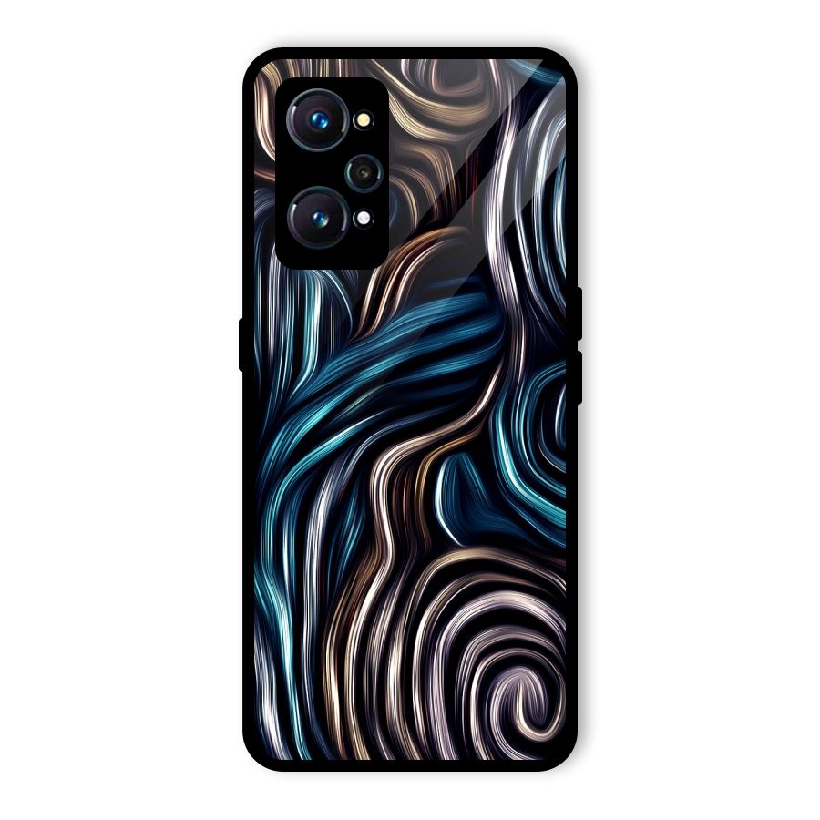 Oil Paint Artwork Glass Back Case for Realme GT 2