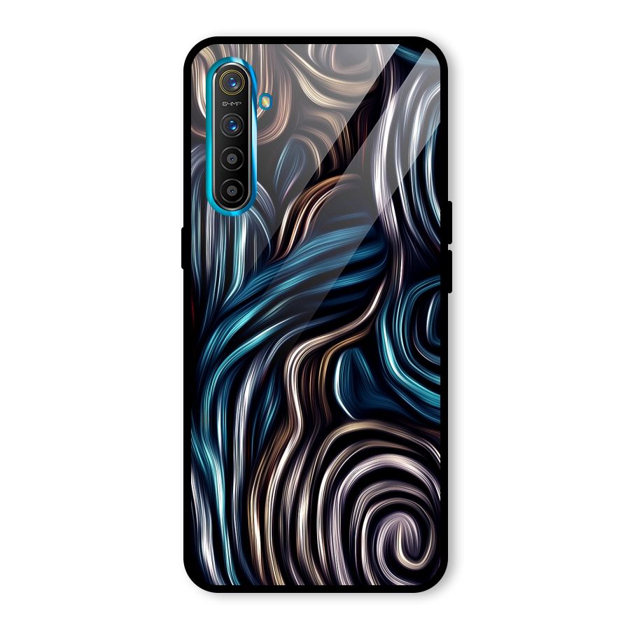 Oil Paint Artwork Glass Back Case for Realme X2