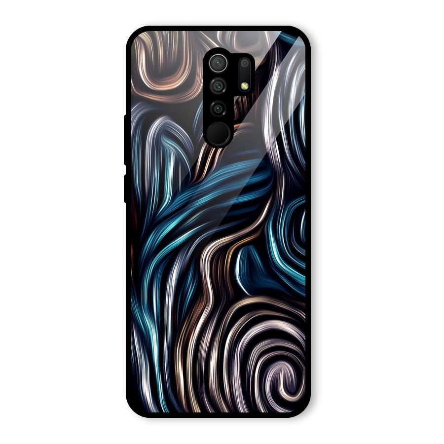 Oil Paint Artwork Glass Back Case for Redmi 9 Prime