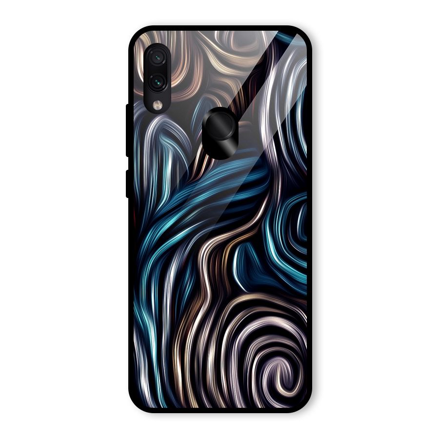 Oil Paint Artwork Glass Back Case for Redmi Note 7