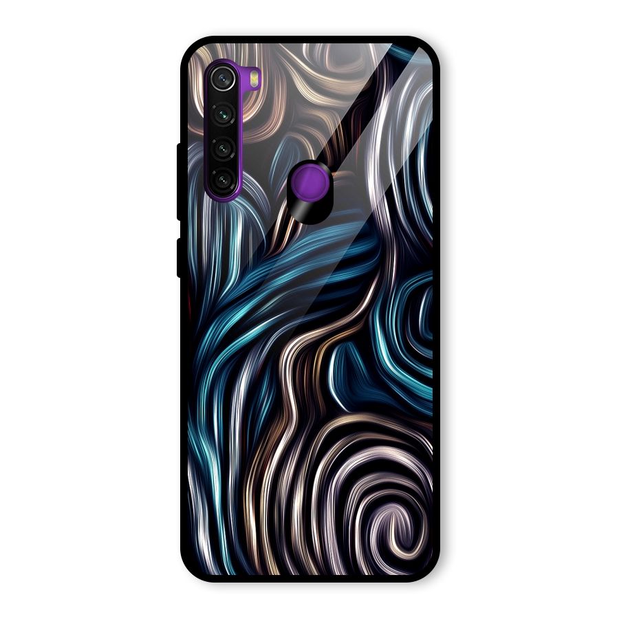 Oil Paint Artwork Glass Back Case for Redmi Note 8