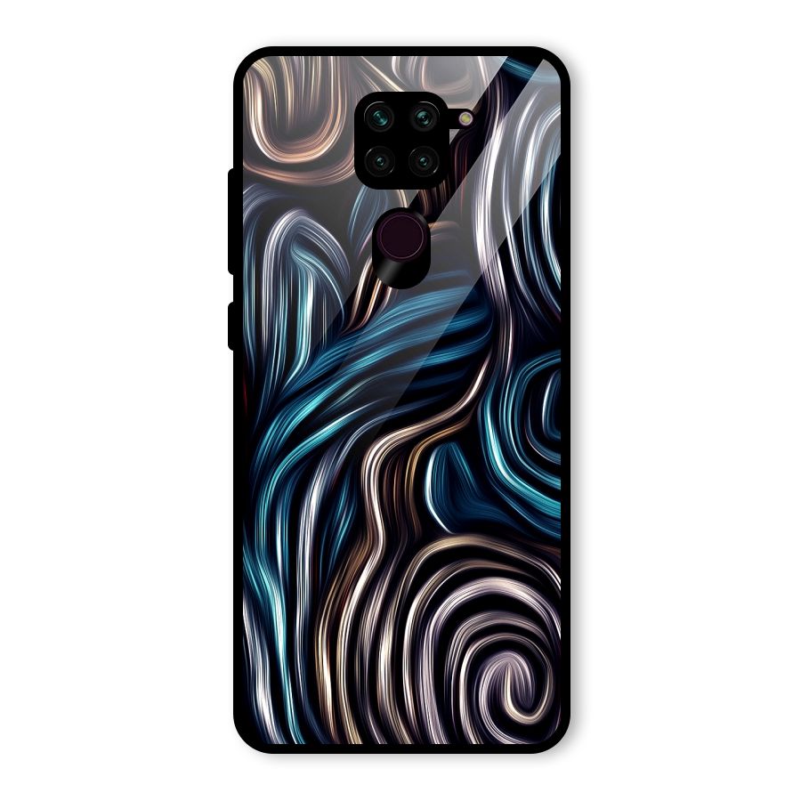 Oil Paint Artwork Glass Back Case for Redmi Note 9