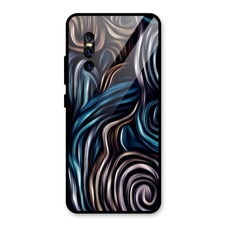 Oil Paint Artwork Glass Back Case for Vivo V15 Pro