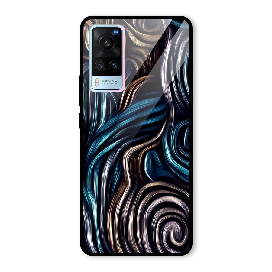 Oil Paint Artwork Glass Back Case for Vivo X60