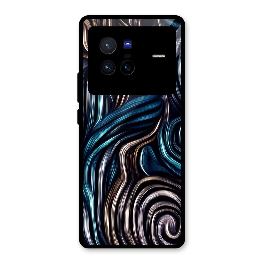 Oil Paint Artwork Glass Back Case for Vivo X80
