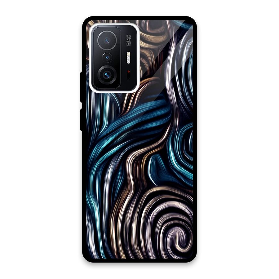Oil Paint Artwork Glass Back Case for Xiaomi 11T Pro