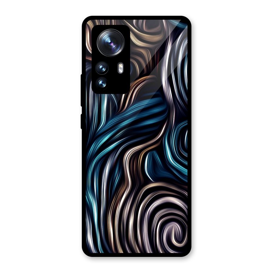 Oil Paint Artwork Glass Back Case for Xiaomi 12 Pro