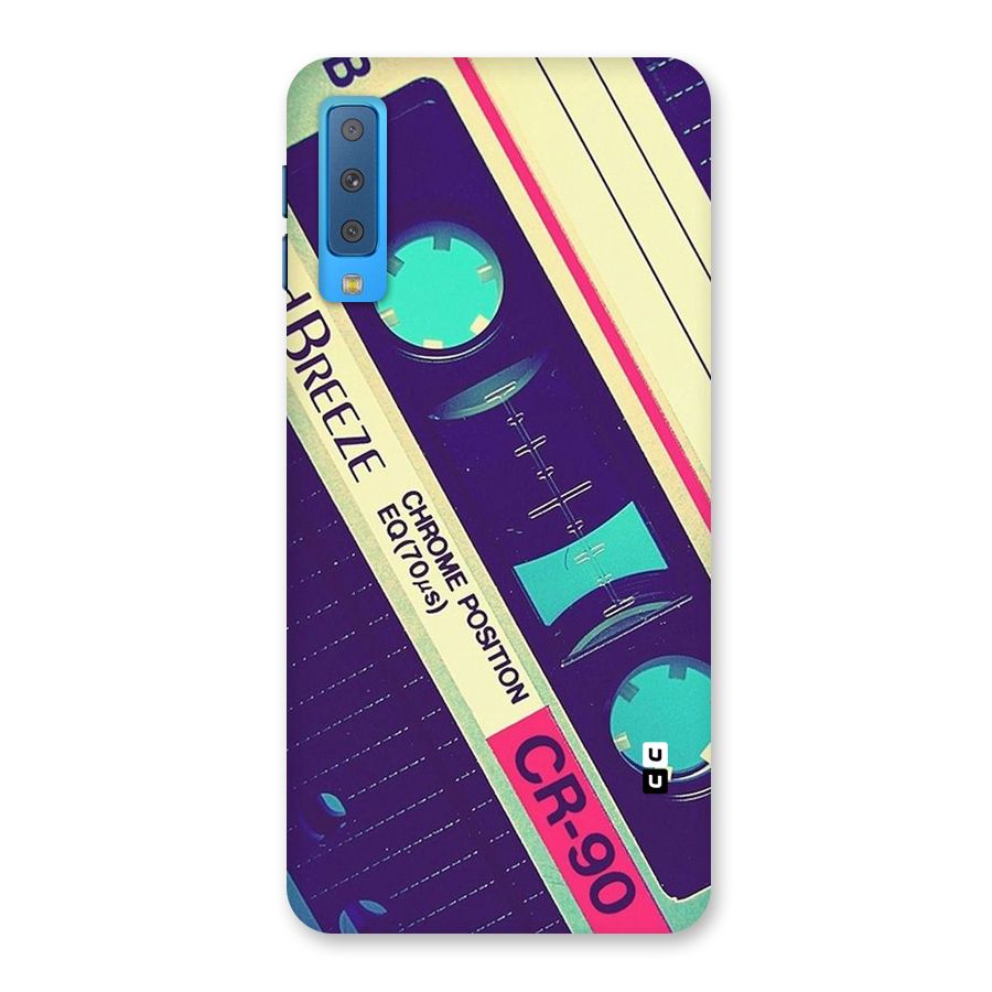 Old Casette Shade Back Case for Galaxy A7 (2018)
