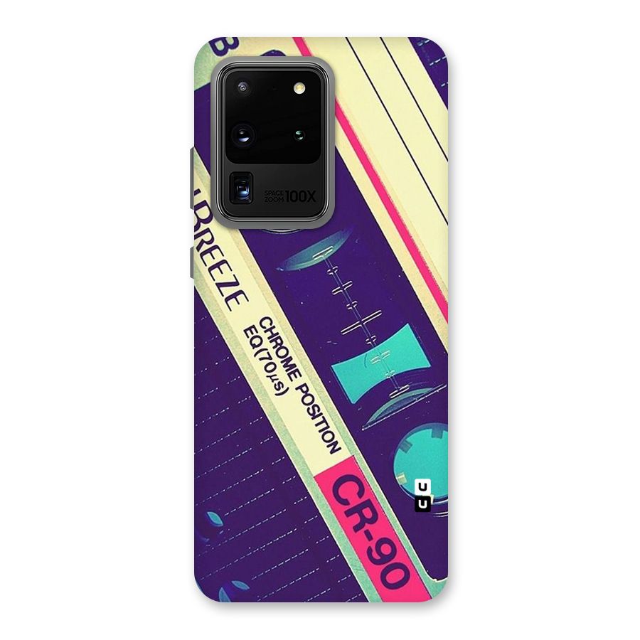 Old Casette Shade Back Case for Galaxy S20 Ultra