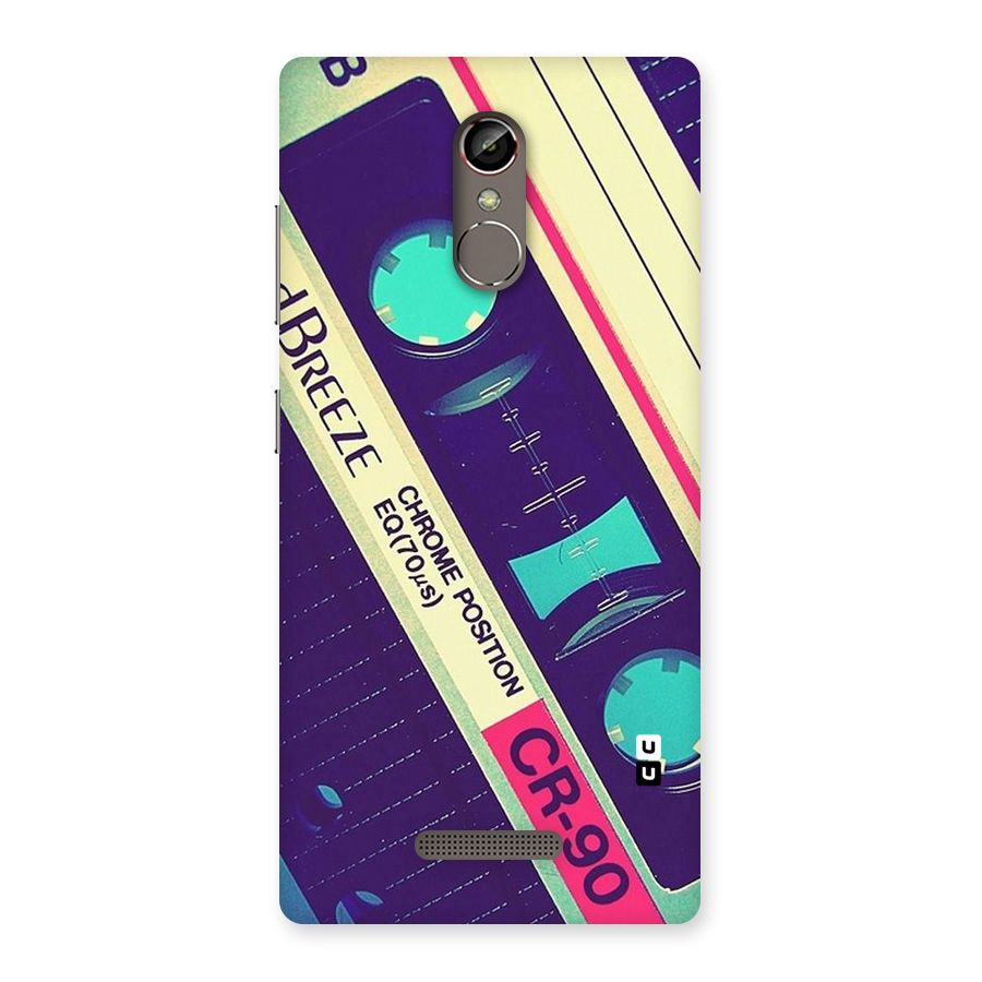 Old Casette Shade Back Case for Gionee S6s