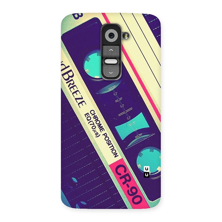 Old Casette Shade Back Case for LG G2