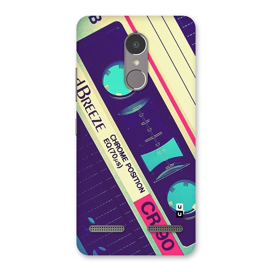 Old Casette Shade Back Case for Lenovo K6