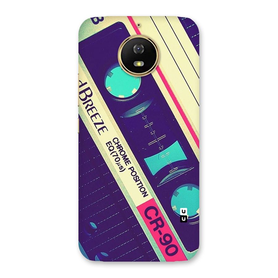 Old Casette Shade Back Case for Moto G5s