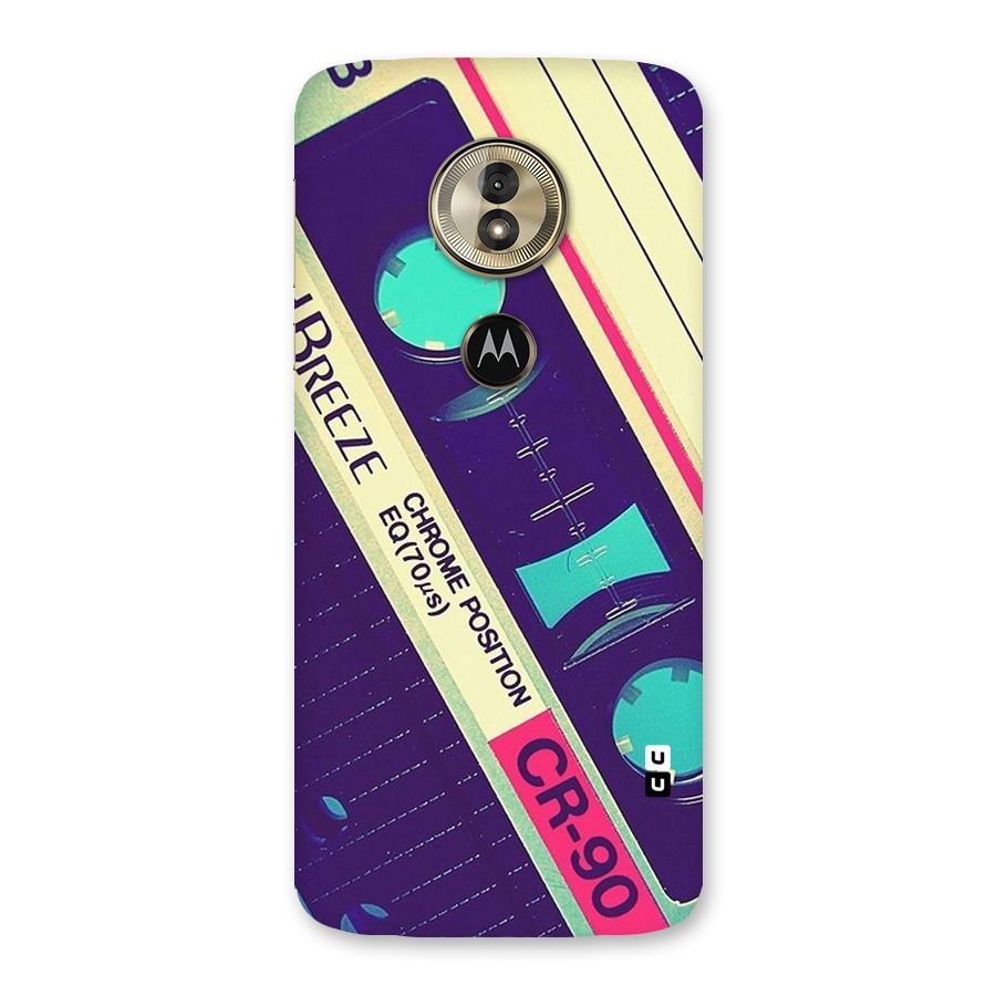 Old Casette Shade Back Case for Moto G6 Play