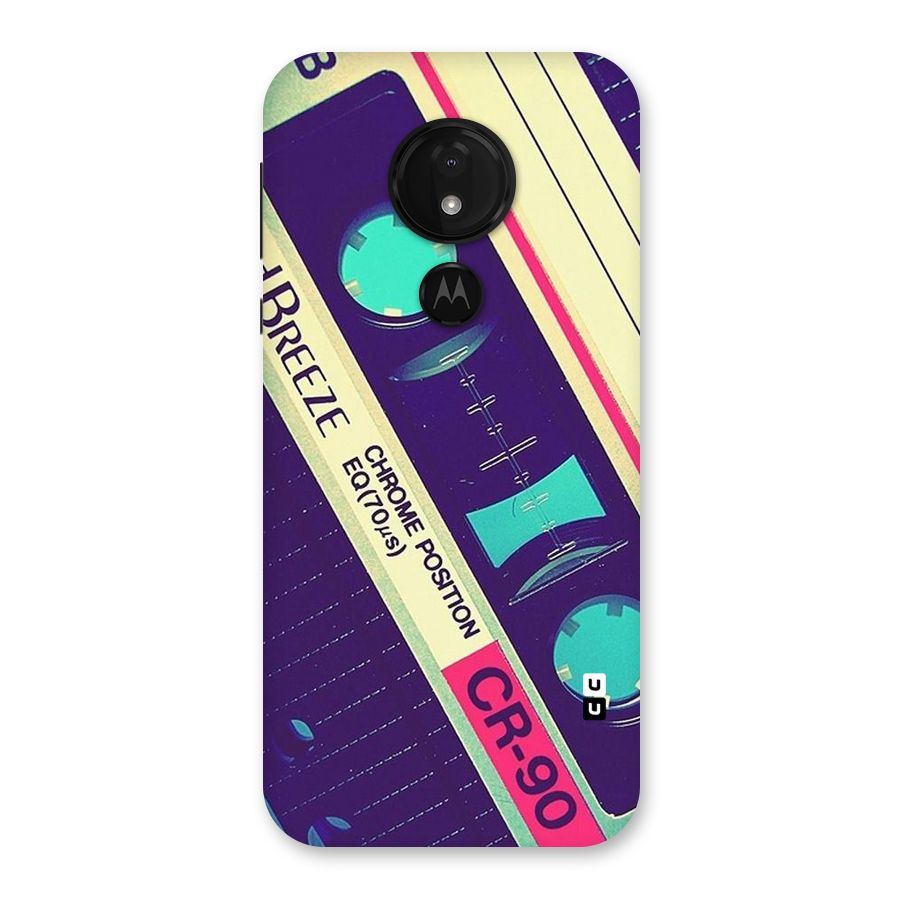 Old Casette Shade Back Case for Moto G7 Power