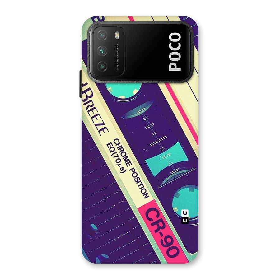 Old Casette Shade Back Case for Poco M3