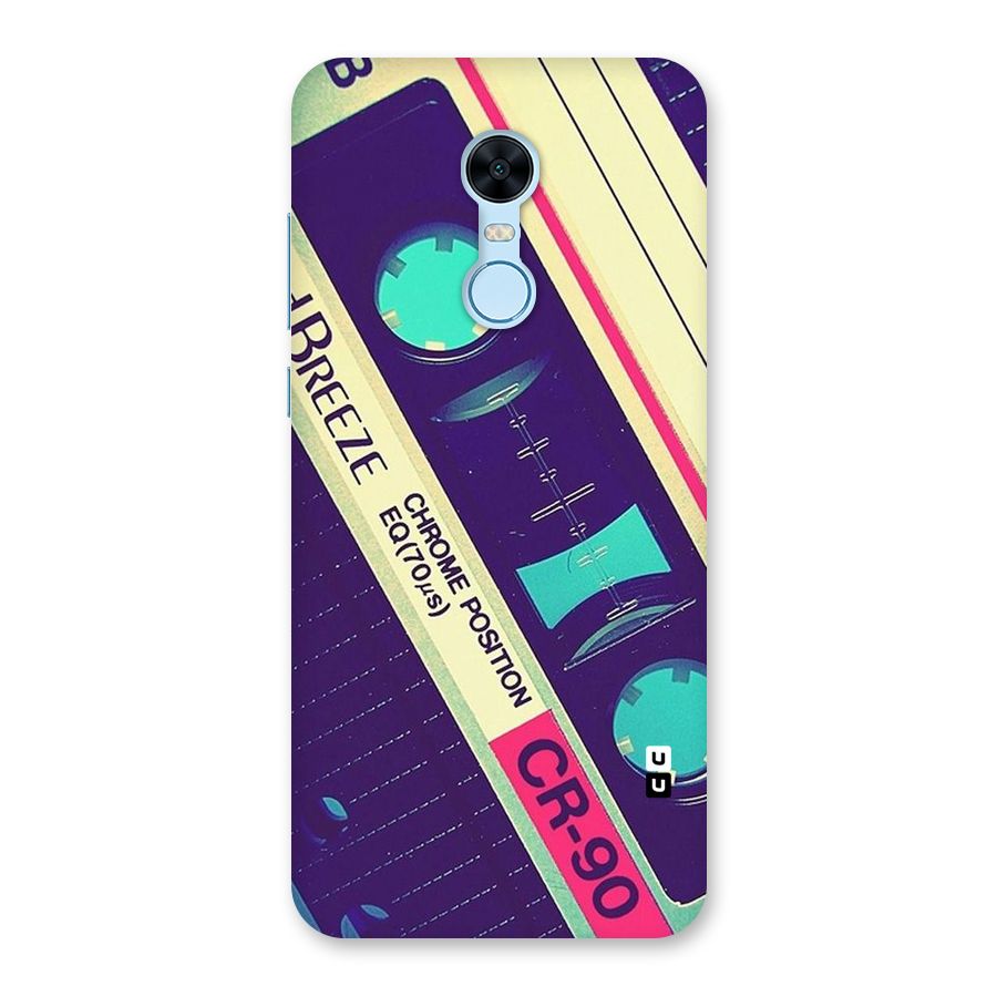 Old Casette Shade Back Case for Redmi Note 5