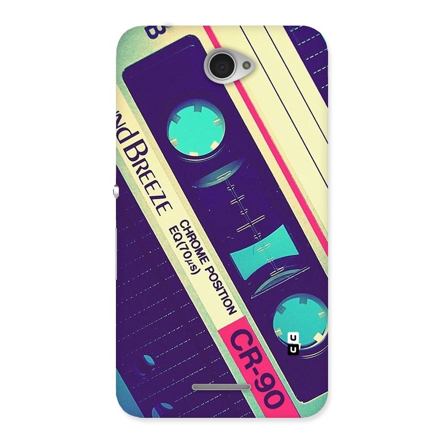 Old Casette Shade Back Case for Sony Xperia E4