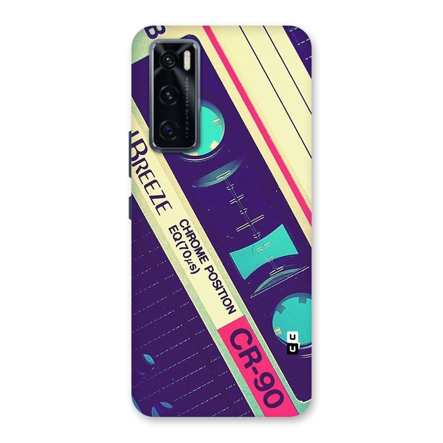 Old Casette Shade Back Case for Vivo V20 SE