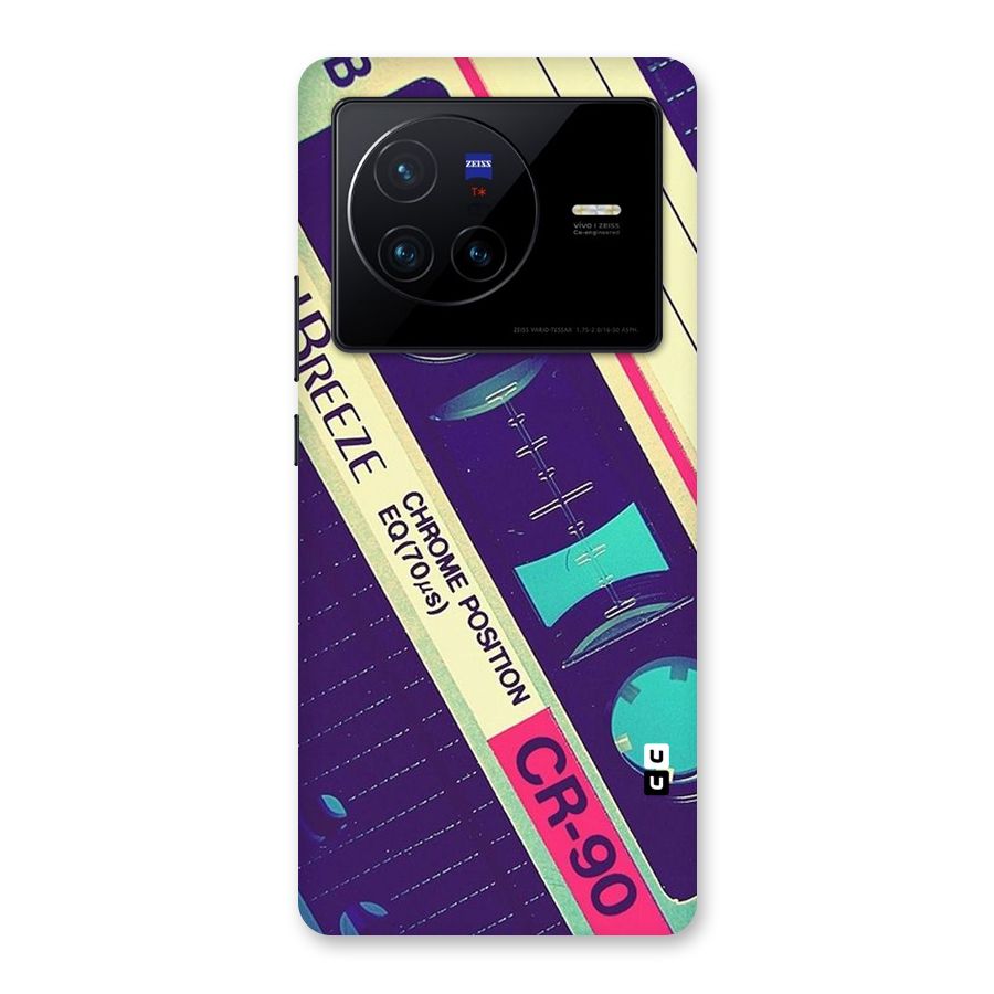 Old Casette Shade Back Case for Vivo X80