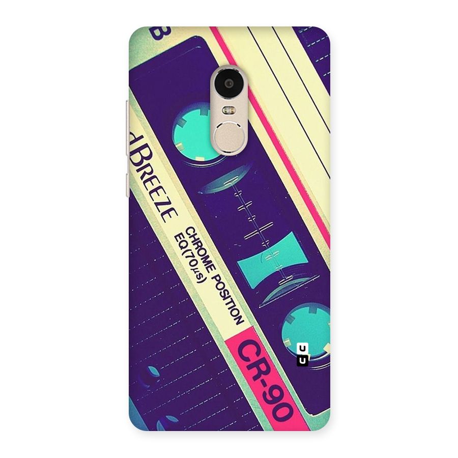 Old Casette Shade Back Case for Xiaomi Redmi Note 4